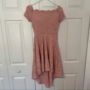 City Studio Juniors Off Shoulder Dress